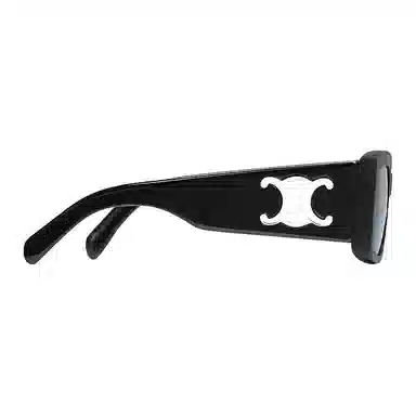 Celine Rectangular Sunglasses Black