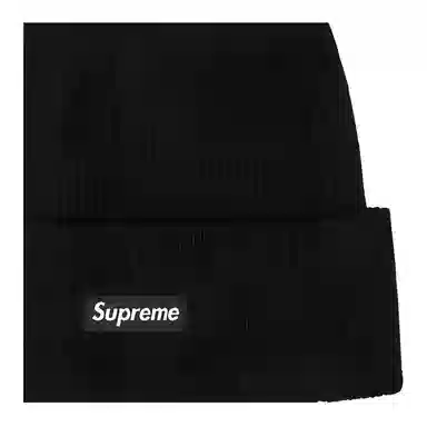 Supreme Overdyed Beanie Black