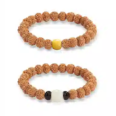 饰伴 新中式文玩盘串佛系静心开年手饰#好运 菩提子/菩提籽 手串 男女同款情侣款