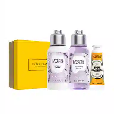 欧舒丹 樱花沐浴+润肤身体乳 旅行装 保湿补水 清洁