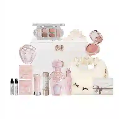 花知晓 心屿圣诞礼盒彩妆套装 易上色自然玻璃唇哑光