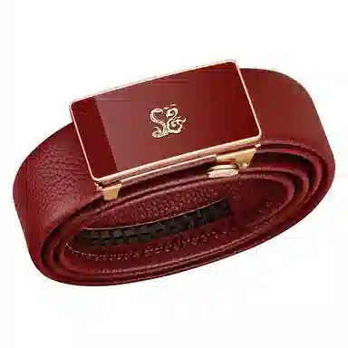 WilliamPOLO Red Leather Belt