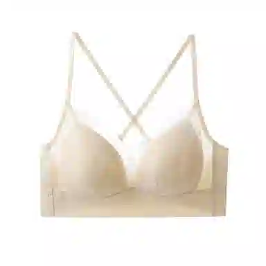 内在密码 蕾丝美背薄款显小胸聚拢法式性感一体式背心文胸 女款