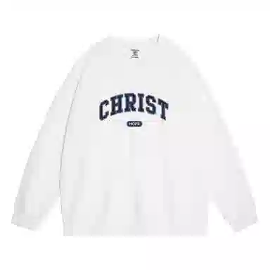 莫代尔 舒适亲肤卡通潮流嘻哈时尚印花简约休闲圆领长袖可外穿打底衣 男女同款