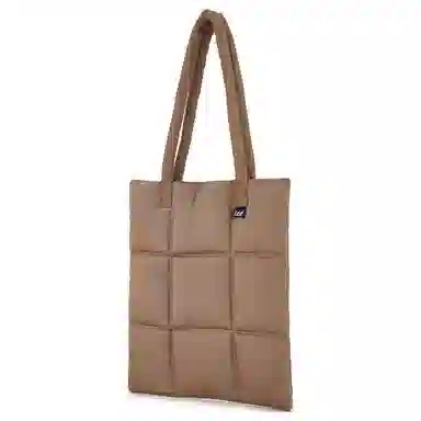 Lee Quilted Denim Shoulder Bag