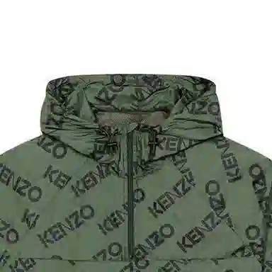 KENZO FW22 Logo Hoodie Jacket Green