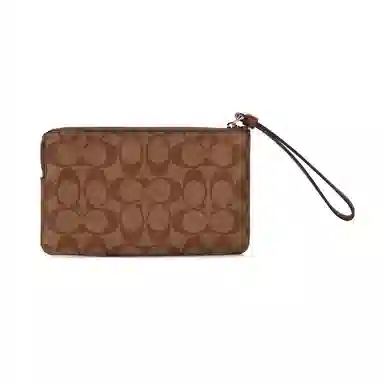 COACH Corner Zip Wristle 20 Logo