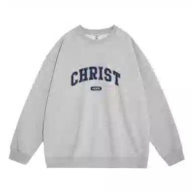 莫代尔 舒适亲肤卡通潮流嘻哈时尚印花简约休闲圆领长袖可外穿打底衣 男女同款