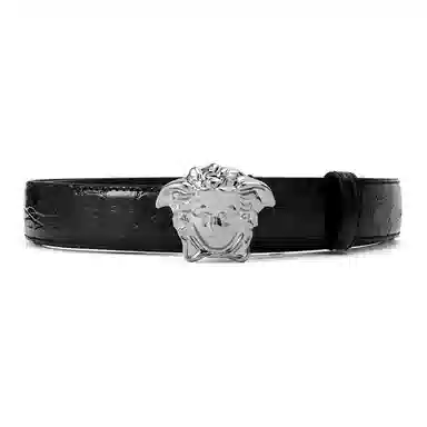 Versace Medusa Leather Belt