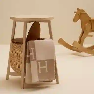 HERMES Avalon baby blanket