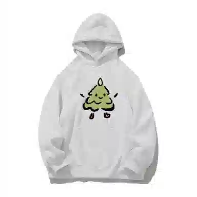 莫代尔 舒适亲肤卡通潮流韩版时尚印花休闲连帽长袖可外穿打底衣 男女同款