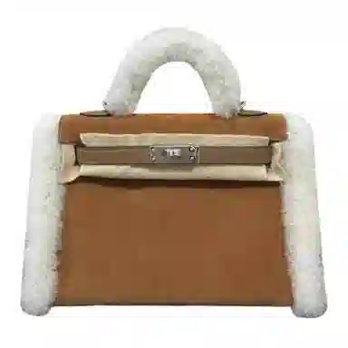 Hermes Mini Kelly Grizzly