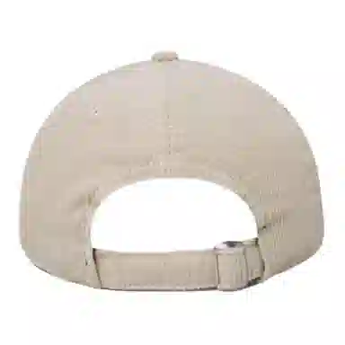 New Era Letter Logo Cotton Cap Off White