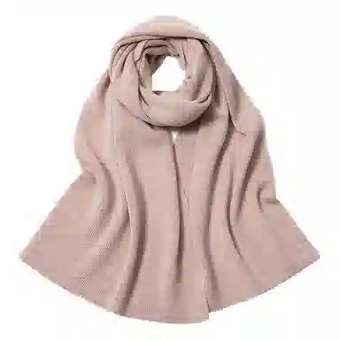 红豆 保暖 加厚 简约 时尚 羊毛 绒线围巾 女款