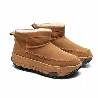 BrandName Classic Suede Snow Boots