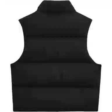 ZARA Sleeveless Puffer Vest Black
