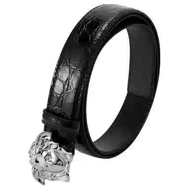 Versace Medusa Leather Belt