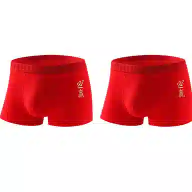 Lanmi Lucky Year Cotton Boxer Briefs 2-Pack