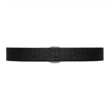 GUCCI Logo Print Belt Black 4CM