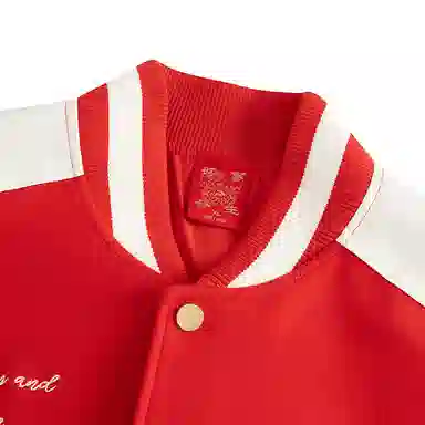 Anta Baseball Jacket Rich Red