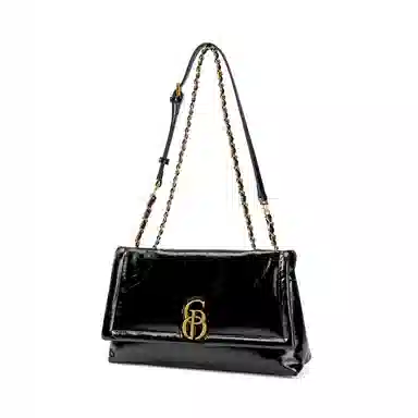 Pierre Cardin Vintage Waxed Leather Shoulder Bag