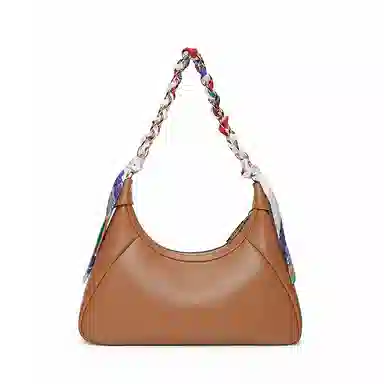 Pierre Cardin Retro Shoulder Bag Black/Light Brown