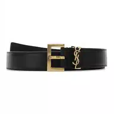 Saint Laurent Logo Buckle Belt