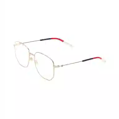 Gucci Transparent Gold Frame Optical Glasses