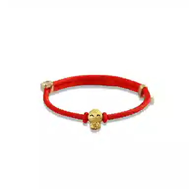 大唐国鼎 单福蛇吉祥红手绳新中式国潮小众设计本命年 诸事顺利时来好运旺事业学业本命年财运 好运 合金 手链 男女同款情侣款