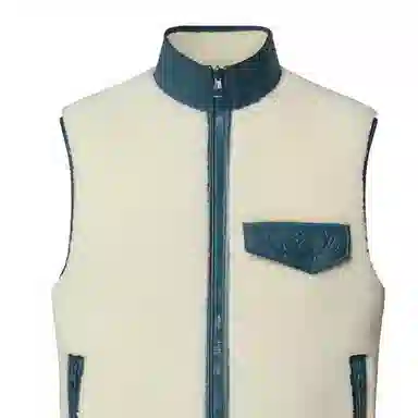 Louis Vuitton FW22 Colorblock Suede Vest