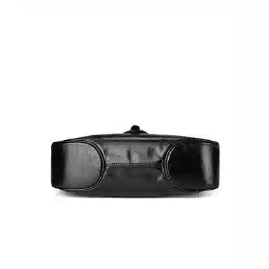 Pierre Cardin Vintage Leather Crossbody Bag Black Brown