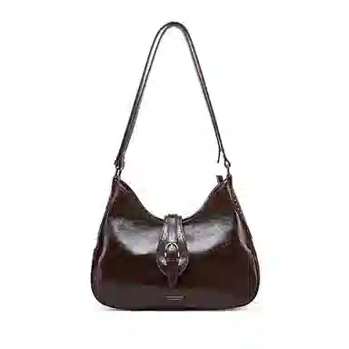 Pierre Cardin Vintage Leather Crossbody Bag Black Brown