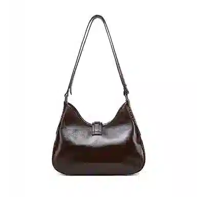 Pierre Cardin Vintage Leather Crossbody Bag Black Brown