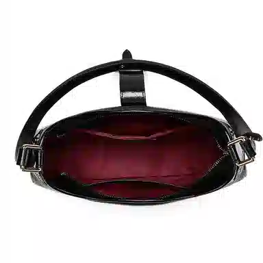 Pierre Cardin Vintage Leather Crossbody Bag Black Brown