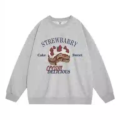 莫代尔 舒适亲肤卡通潮流休闲时尚印花圆领长袖可外穿打底衣 男女同款