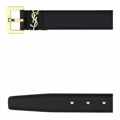 Saint Laurent Logo Buckle Belt