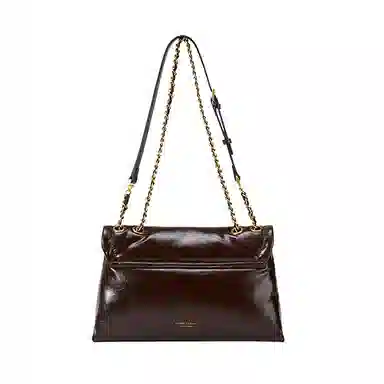 Pierre Cardin Vintage Waxed Leather Shoulder Bag