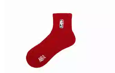 NBA Logo Socks 5-Pack White