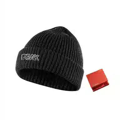 匹克 休闲简约潮流保暖防静电 腈纶 绒线帽 男女同款情侣款