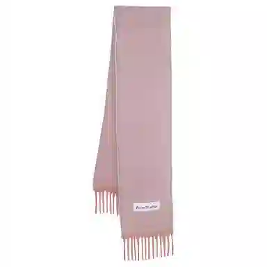 Acne Studios Logo Scarf Pink
