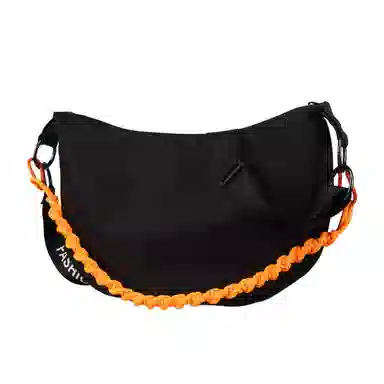 TAKI Nylon Shoulder Bag Black