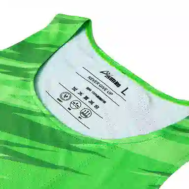 音速猫 速干无袖跑步健身透气薄款百搭背心 男女同款 盛夏绿