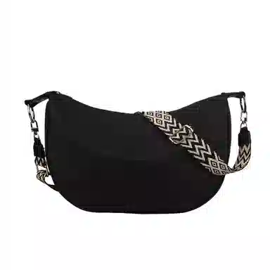 TAKI Nylon Shoulder Bag Black