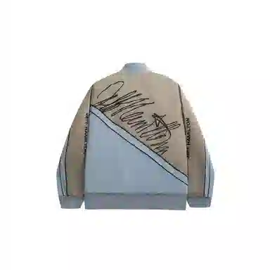 Jeff Hamilton Baseball Jacket Khaki