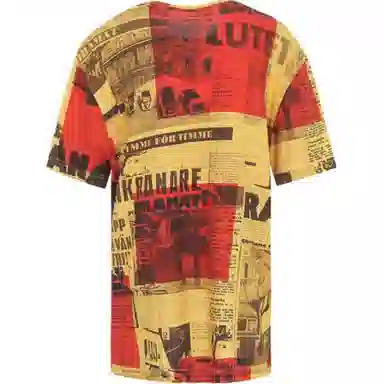 Acne Studios Newspaper Print T-Shirt