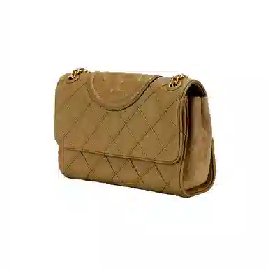 Tory Burch Fleming Crossbody Bag Gravel Brown