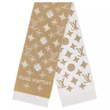 Louis Vuitton Tassel Wool Scarf