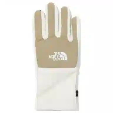 The North Face Logo Gloves White