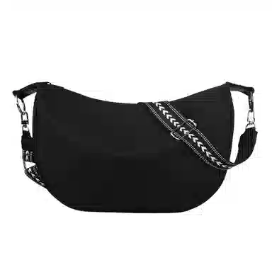 TAKI Nylon Shoulder Bag Black