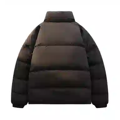 鸭鸭 经典暖冬系列 简约字母印花设计感青少年纯色基础款学生党好物户外通勤宽松休闲百搭防寒保暖羽绒服 男女同款